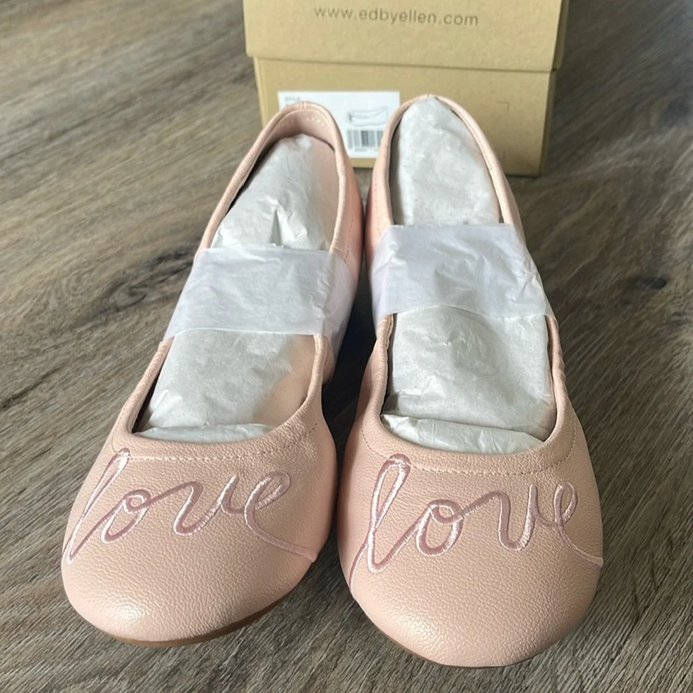 ED Ellen Degeneres Pink Ballet Flats Size 4 Medium